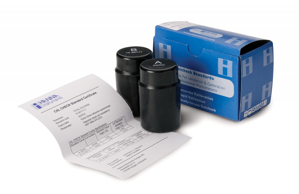 HI96715-11 CalCheck ™ Ammonia Calibration-Set Hanna Instruments (Thailand)